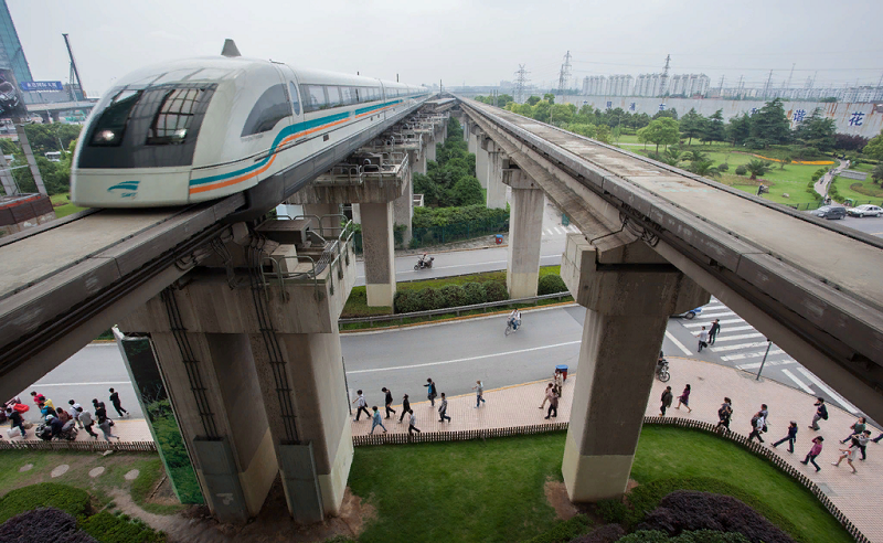 магнитная железная дорога в Ленинградской области
